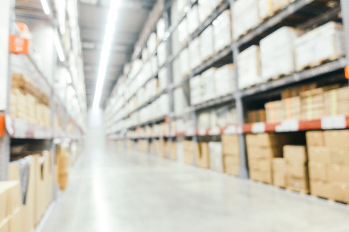 picture of an ecommerce fulfillment center slightly blurred