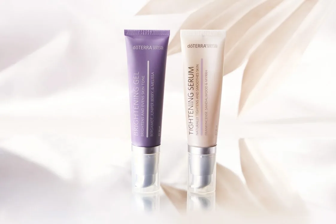 doTERRA products Brightening Gel and Tightening Serum